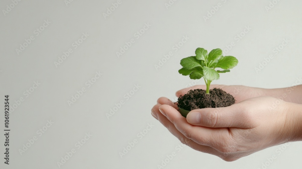 Nurture your green thumb by growing a healthy plant in your hands Nurture your green thumb by growing a healthy plant in your hands
