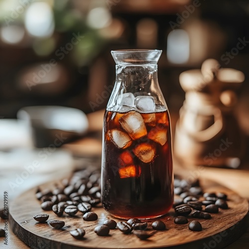 coffee in a glass