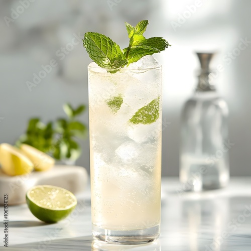 mojito cocktail on table
