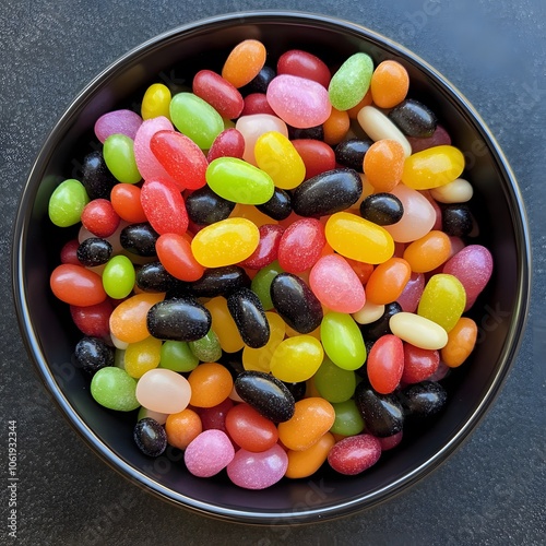colorful jelly beans