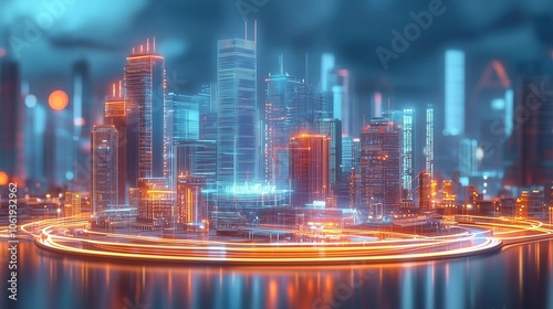 Smart City of the Future: Advanced Technology, Urban Networks, and Connected Living for Modern City Infrastructure and Sustainable Growth