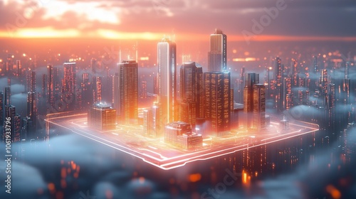 Smart City of the Future: Advanced Technology, Urban Networks, and Connected Living for Modern City Infrastructure and Sustainable Growth
