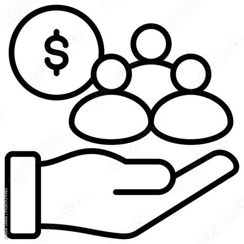 Customer Icon Outline Icon