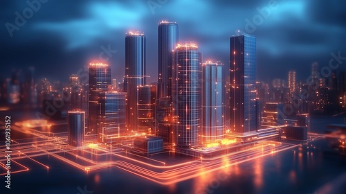 Smart City of the Future: Advanced Technology, Urban Networks, and Connected Living for Modern City Infrastructure and Sustainable Growth