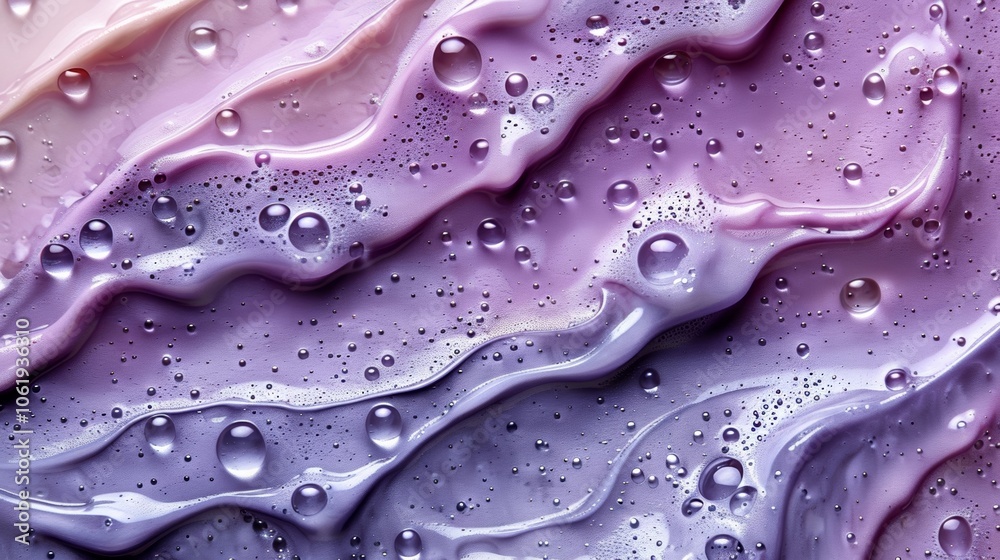 Colorful soap foam and vibrant bubbles create a playful texture on a white background, showcasing a mix of shades and reflections captured in a lively composition