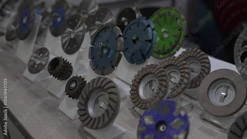A comprehensive showcase featuring a wide array of Industrial Cutting and Grinding Tools A comprehensive showcase featuring a wide array of Industrial Cutting and Grinding Tools