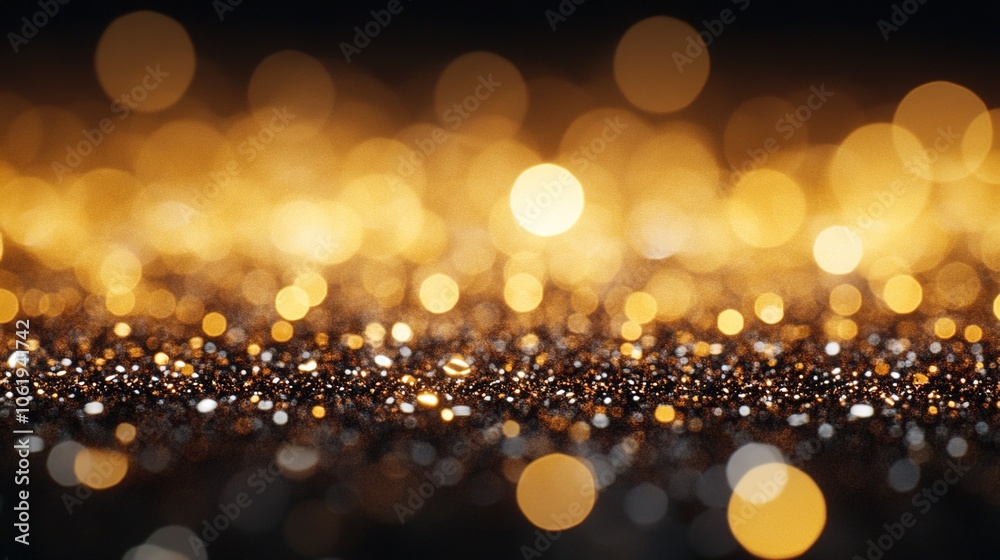 Elegant Shimmering Black and Gold Background Elegant Shimmering Black and Gold Background