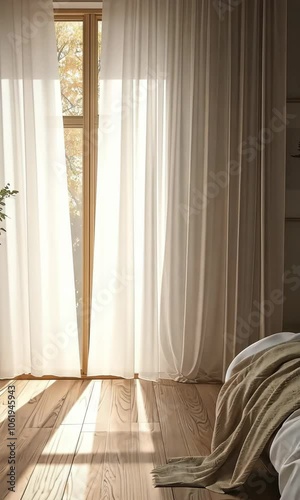 Modern bedroom interior model room rendering