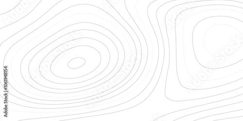 Abstract background wavy topographic line map. Contour geography map grid abstract backdrop. Seamless pattern and banner design. Modern and dynamic feel to topographic mapping vector illustration.