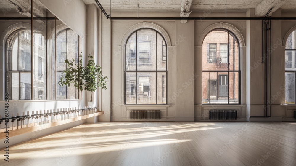 Bright and Airy Studio with Modern Architecture Bright and Airy Studio with Modern Architecture