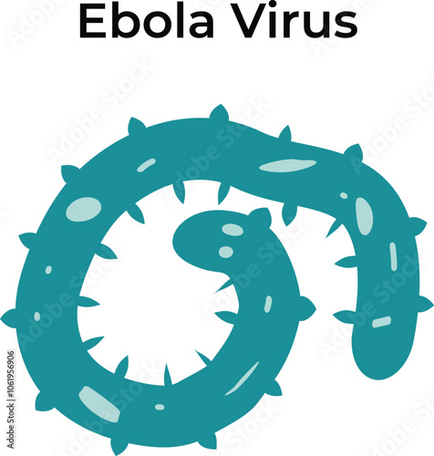 Ebola Virus Design Vector Illustration