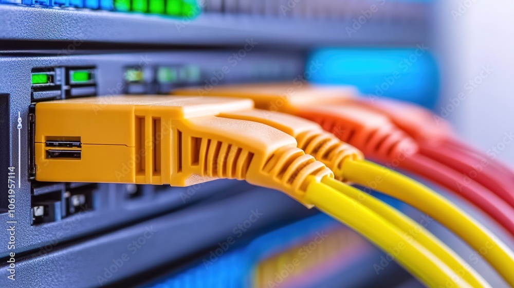 AI Network Interface with Vibrant Data Flow AI Network Interface with Vibrant Data Flow