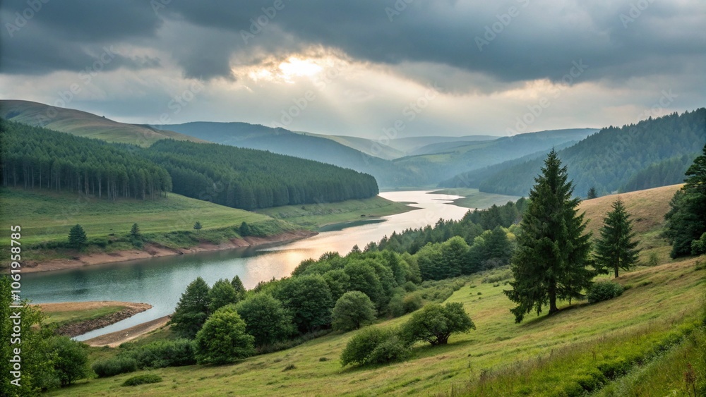 Obraz premium lake in the mountains