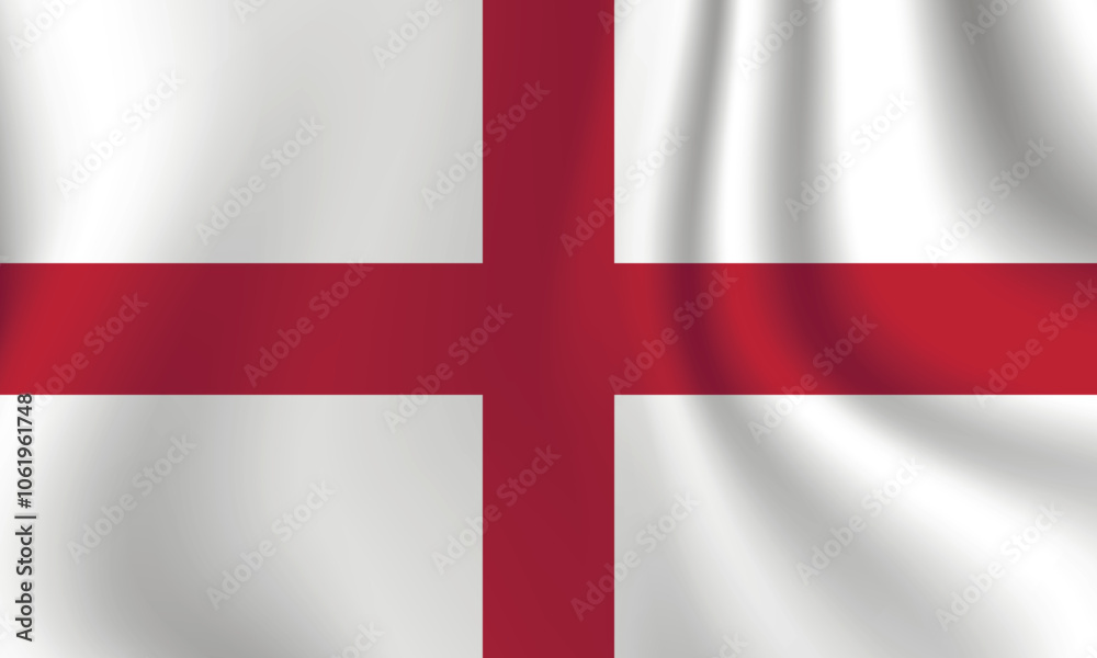 Obraz premium Flag of England. English national symbol in official colors. Template icon. Abstract vector background
