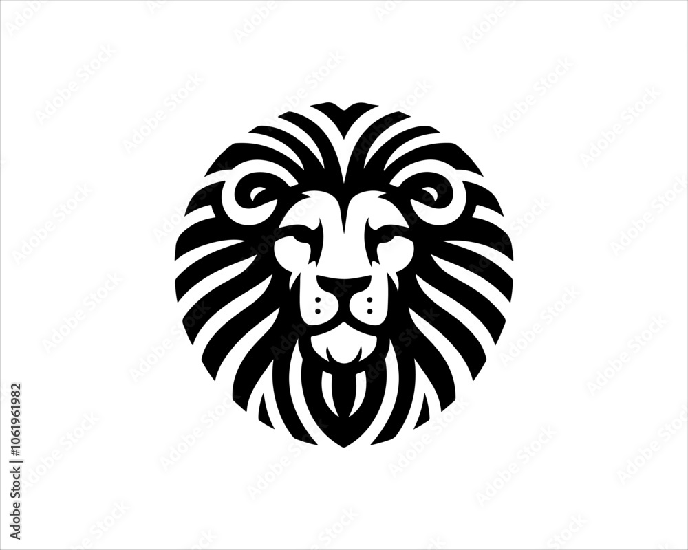 Obraz premium lion head mascot