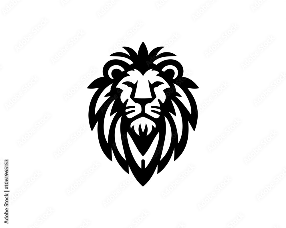 Obraz premium lion head icon