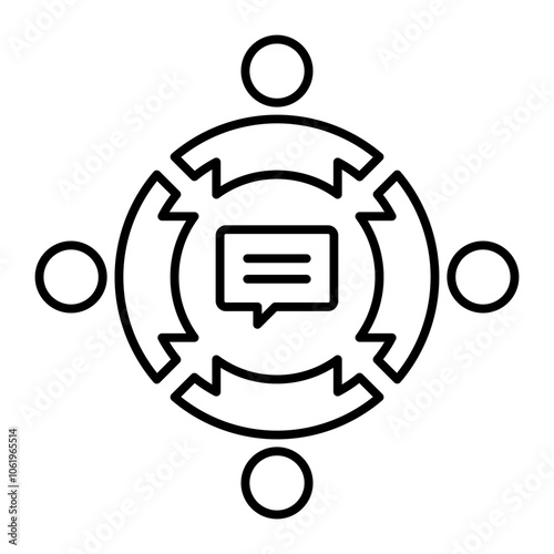 community outline icon