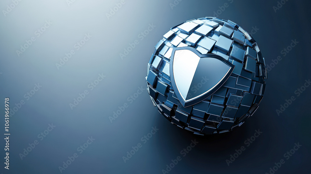 Exploring the fusion of technology and security a visual representation of a shielded sphere in a digital landscape Exploring the fusion of technology and security a visual representation of a shielded sphere in a digital landscape