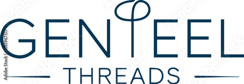  Elegant clothing shop logo named Genteel Threads.