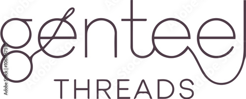  Elegant clothing shop logo named Genteel Threads.