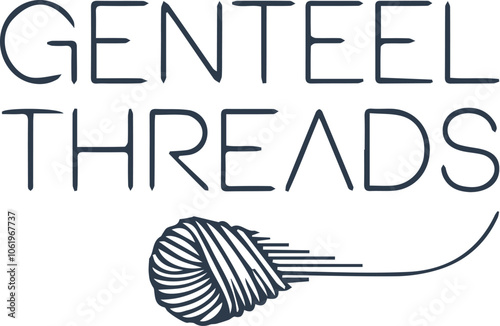  Elegant clothing shop logo named Genteel Threads.
