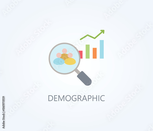  Demographic Vector, Icon Or Logo Sign Symbol Illustration