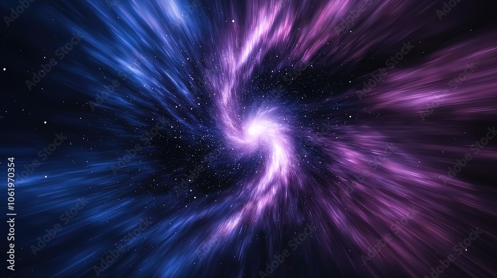 Cosmic Swirl of Vibrant Colors in Space Cosmic Swirl of Vibrant Colors in Space