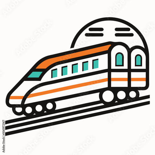 train vector illustration.