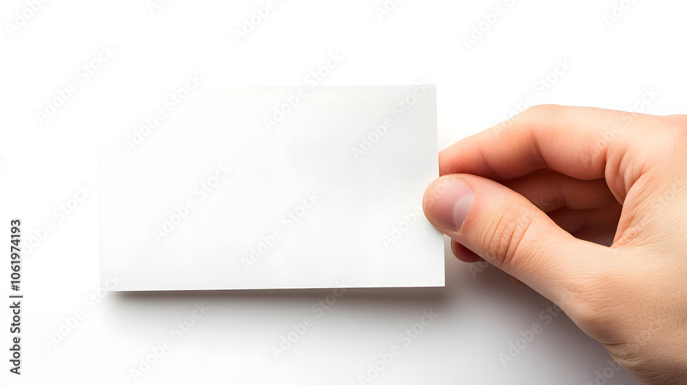 The Moment of Decision: A Hand and a Blank Note The Moment of Decision: A Hand and a Blank Note
