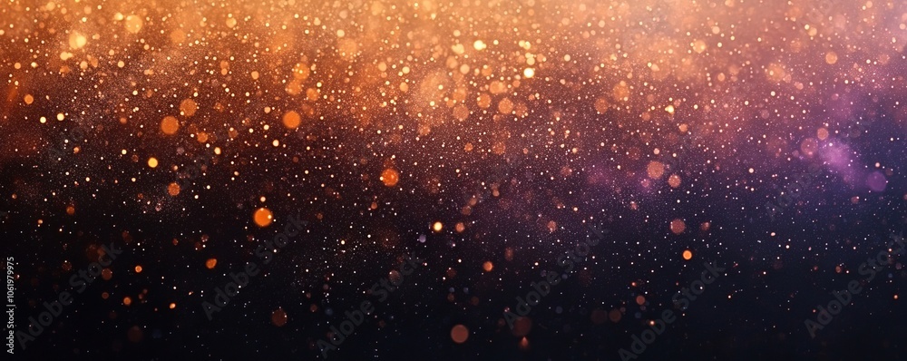 Fototapeta premium Grainy gradient banner background, orange beige brown noise texture poster header backdrop design, Generative AI