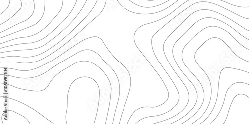 White wave paper curved reliefs abstract background. Abstract topographic contours map background. luxury topographic wavy pattern and geographic grid map design . Abstract lines background.