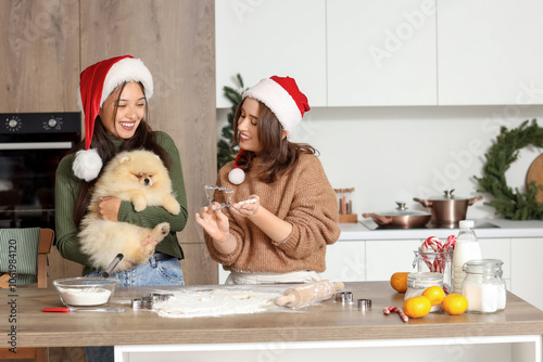 Young lesbian couple with P...