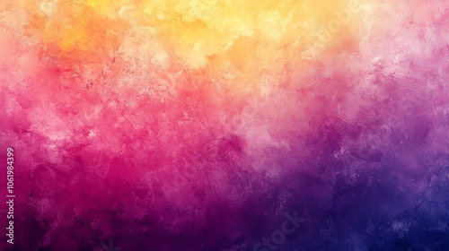 Abstract color gradient banner grainy texture background pink purple yellow noise texture blurred colors poster backdrop header design, Generative AI