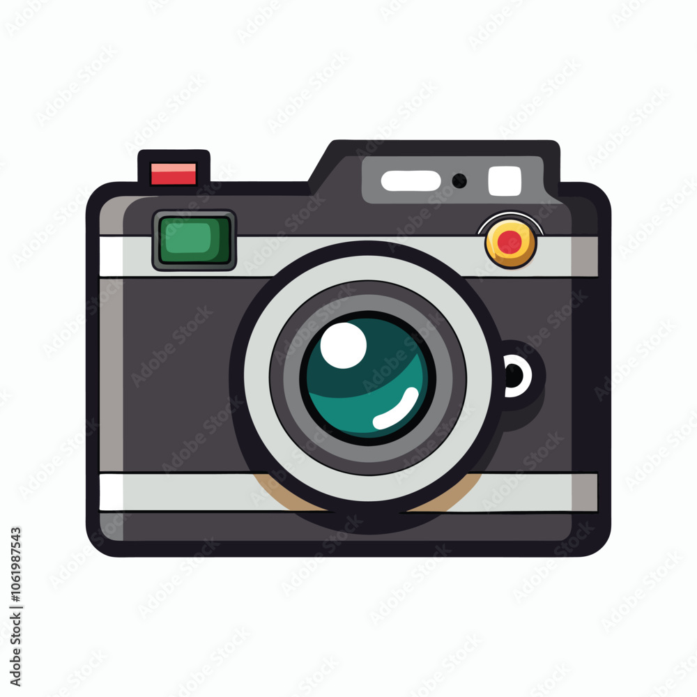 mirrorless camera on white background mirrorless camera on white background