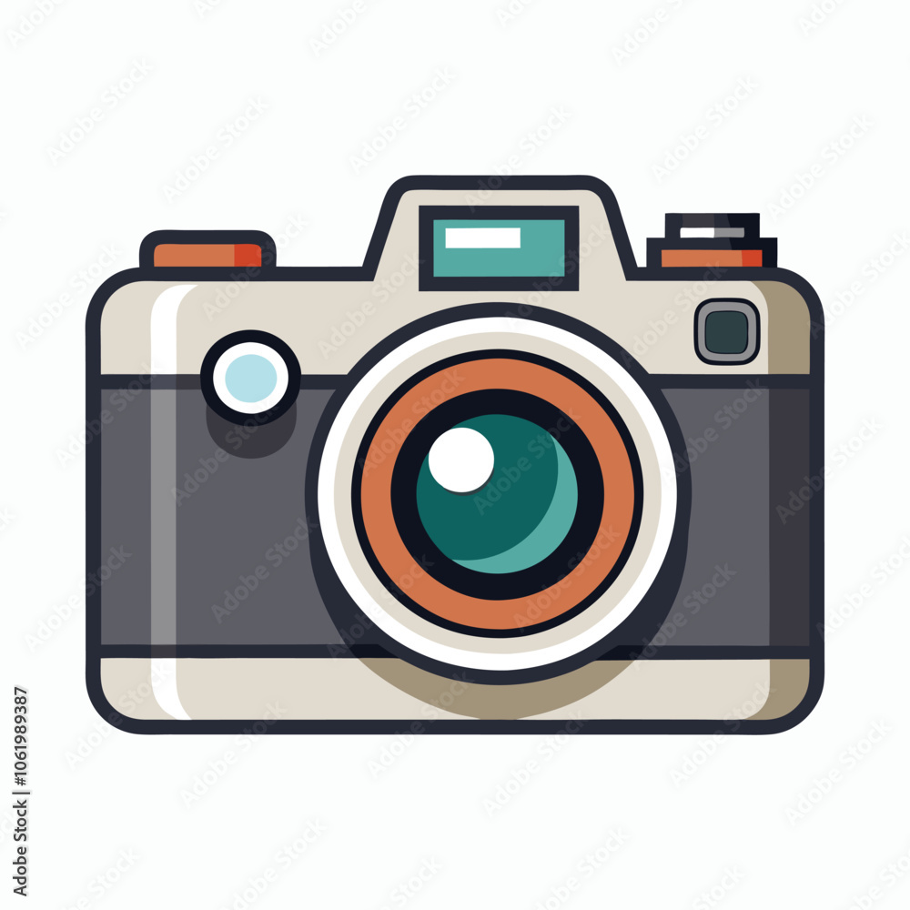 mirrorless camera on white background mirrorless camera on white background