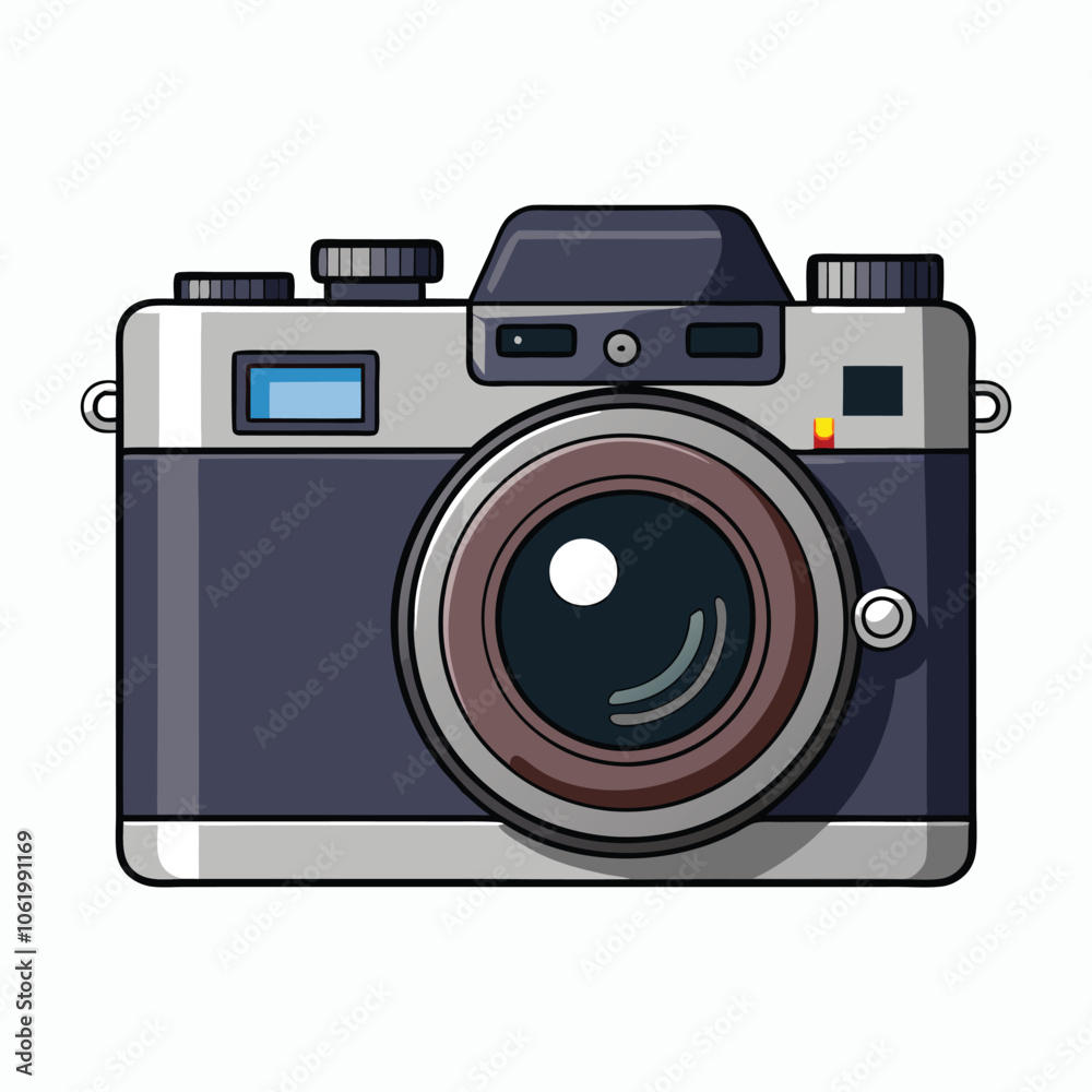 mirrorless camera on white background mirrorless camera on white background