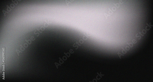 Stainless steel background in black gray gradation color with noise effect background for wallpaper or banner