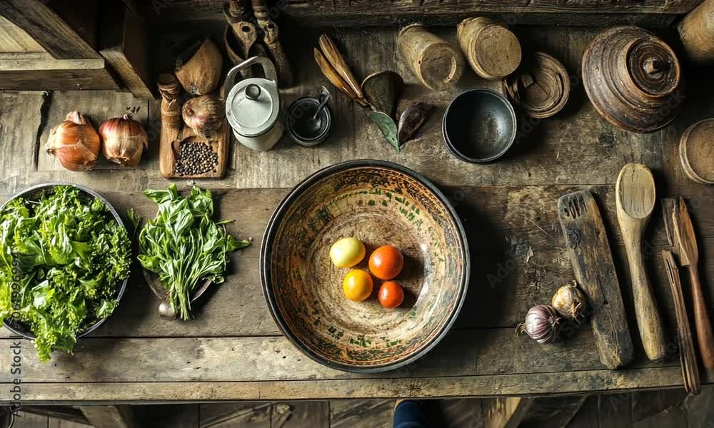 Rustic Kitchen Still Life Rustic Kitchen Still Life
