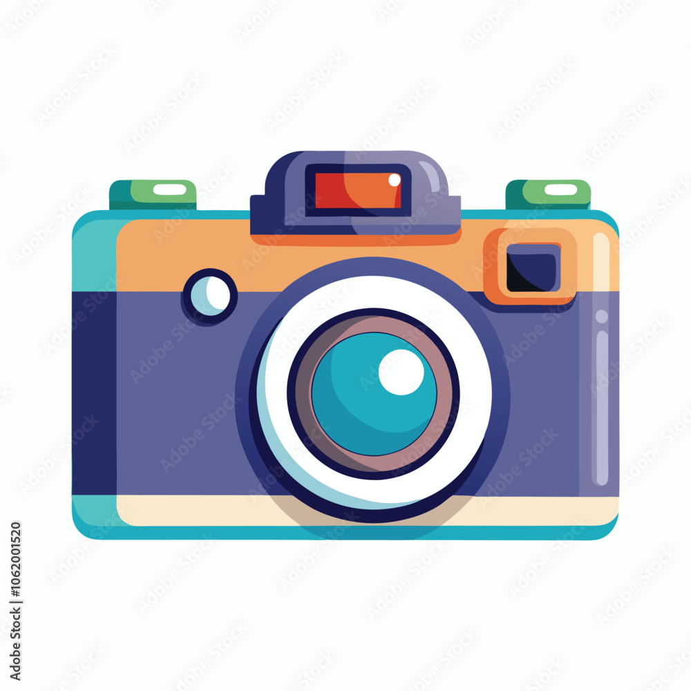 mirrorless camera on white background mirrorless camera on white background