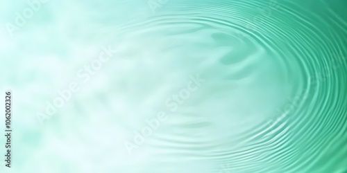 Serene Water Ripple Background in Soft Green Hues