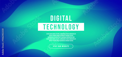 Abstract blue green gradient digital technology speed connect background, cyber information, communication, innovate future tech data, internet network connection, Ai big data, wall floor illustration