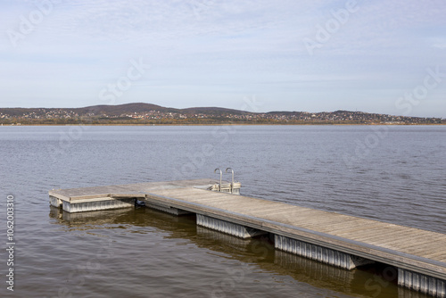 HAfen in einem Binnensee photo