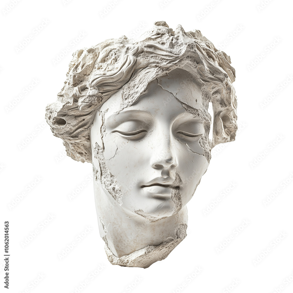 Ancient Greek Style Female Sculpture Bust Ancient Greek Style Female Sculpture Bust