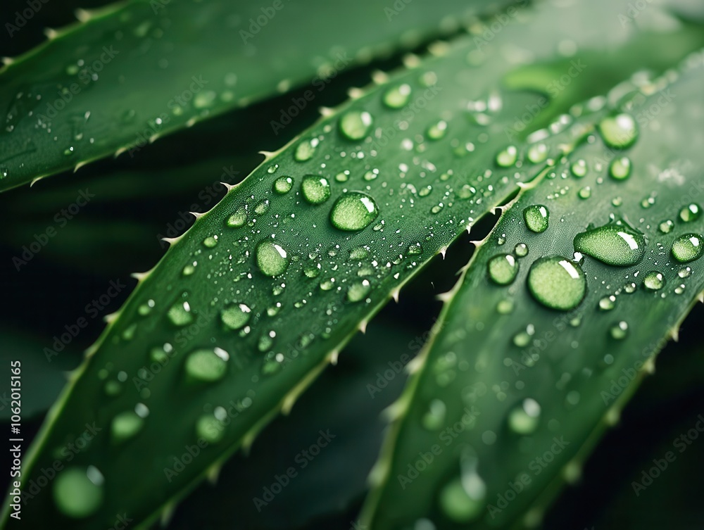 Closeup of cactus spine with water droplets, rich texture, high contrast, soft background, desert life in intricate detail Closeup of cactus spine with water droplets, rich texture, high contrast, soft background, desert life in intricate detail