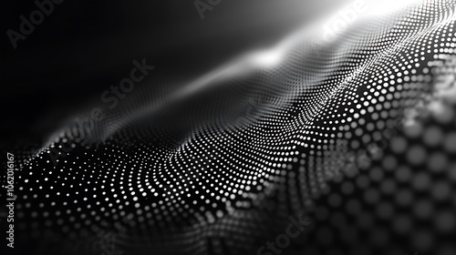 Subtle abstract halftone dots background with realistic shadows image