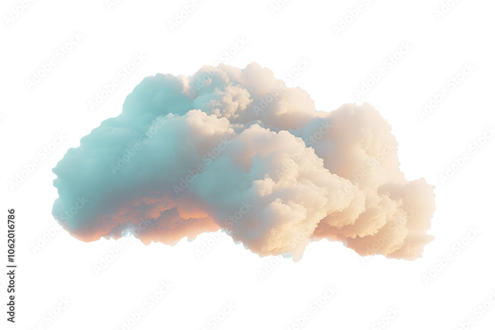 White clouds isolated on transparent background,Transparent clouds in PNG format,cloud,white natural cloud element,white soft fluffy cloud on neat white background,realistic cloud fog overlay isolated
