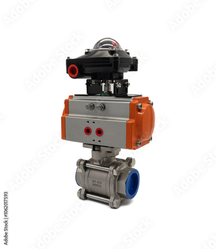 Valves for industrial processes, Pneumatica valves, Pneumatic actuatos