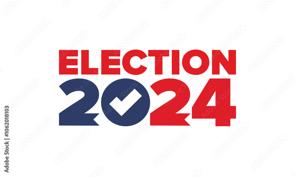 Vote 2024. Presidential Election in United States. Vote day, November 5. US Election. Patriotic american element. Poster, card, banner and background. Vector illustration Vote 2024. Presidential Election in United States. Vote day, November 5. US Election. Patriotic american element. Poster, card, banner and background. Vector illustration