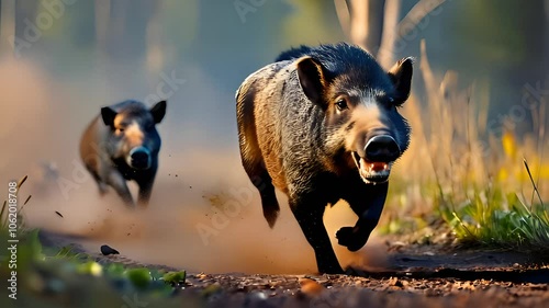 Boars in Motion: The Thrilling Life of Wild
