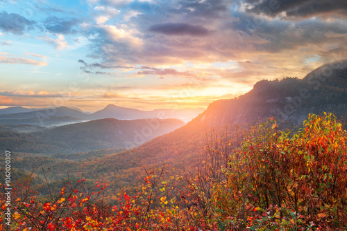 Whiteside Mountain in North Carolina, USA photo